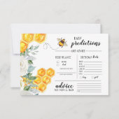 Hummelbiene | Baby Guessing Game Einladung (Vorderseite)