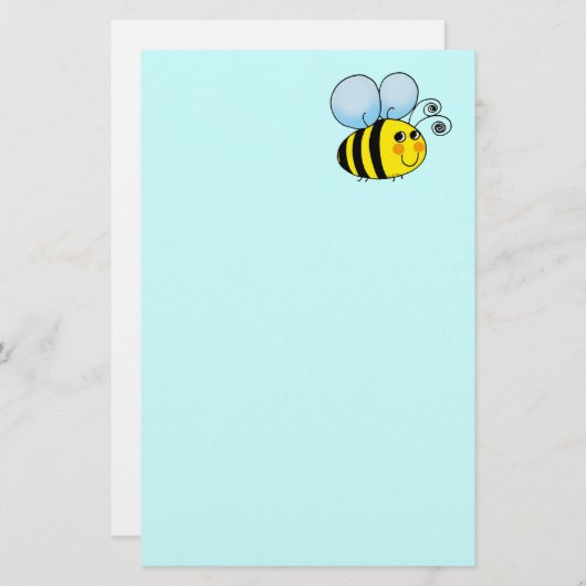 Hummelbiene Briefpapier (Vorne/Hinten)