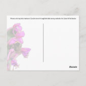 Hummelbiene Feuerweed - Postkarte (Rückseite)