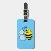 Hummelbiene Gepäckanhänger (Vorderseite vertikal)