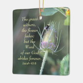 Hummelbiene - Isaiah 40:8 Ornament (Links)