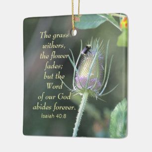 Hummelbiene - Isaiah 40:8 Ornament