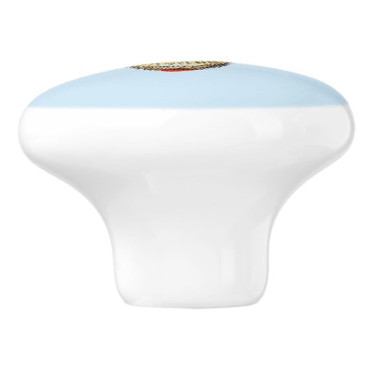 Hummelbiene Keramikknauf (Seitenansicht)