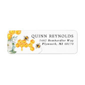 Hummelbiene | Rücksendeadresse von Kindern (Vorne)