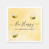 Hummelbienen bringen fröhlichen Sommerspass Spaß-N Serviette (Vorderseite)