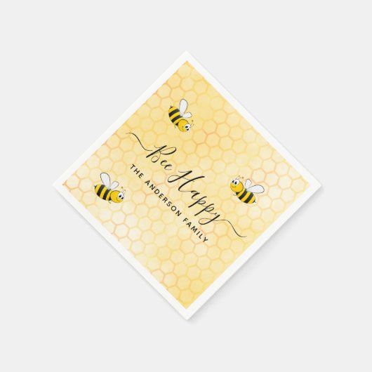 Hummelbienen bringen fröhlichen Sommerspass Spaß-N Serviette (Ecke)