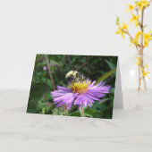 Hummelbienen-Grußkarte Karte (Gelbe Blume)