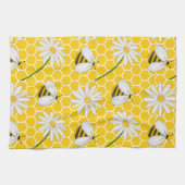 Hummelbienen, Honigbienen-Design Geschirrtuch (Horizontal)
