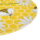 Hummelbienen, Honigbienen-Design Schneidebrett (Ecke)