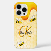 Hummelbienen, Honigwabenhonig, das ein Monogramm t Case-Mate iPhone Hülle (Rückseite)