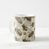 Hummelbienen Kaffeetasse (Vorderseite Links)