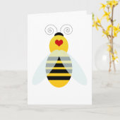 Hummelbienen-Süssen Karte (Gelbe Blume)