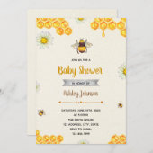 Hummelbienen-Thema-Party Einladung (Vorne/Hinten)