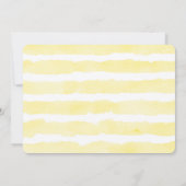 Hummelbienensonnenblumegeburtstags-Gelb-Foto Einladung (Rückseite)