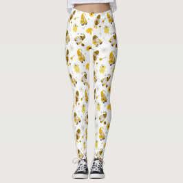 Hummelblume Gelbe Leggings