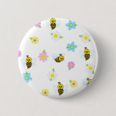 Hummelblüte Button (Vorderseite)