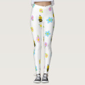 Hummelblüte Leggings (Vorderseite)