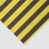 Hummelblüte Schwarz Gelb Horizontale Linien Hummel Seidenpapier (Ausschnitt)