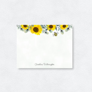 Hummelblüten Eukalyptus Stationery Mitteilungskarte