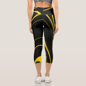 Hummelfarben Capri Leggings (Rückseite)