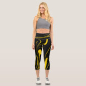Hummelfarben Capri Leggings (Vorderseite)