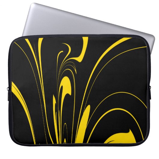 Hummelfarben Laptopschutzhülle (Vorderseite)