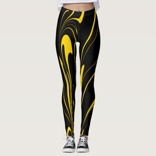 Hummelfarben Leggings (Vorderseite)