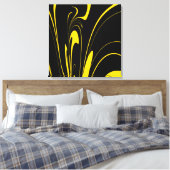 Hummelfarben Leinwanddruck (Insitu (Schlafzimmer))