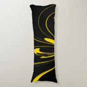 Hummelfarben Seitenschläferkissen (Vorderseite Vertikal)