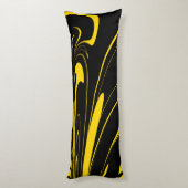 Hummelfarben Seitenschläferkissen (Rückseite (Vertikal))