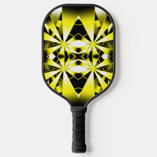 Hummelfarbenstrahler Ferkelperspektive Kunst Pickleball Schläger