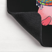 Hummelfisch Ugly Fish Deep Sea Funny Sombrero Kost Mousepad (Ecke)