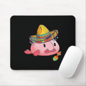 Hummelfisch Ugly Fish Deep Sea Funny Sombrero Kost Mousepad (Mit Mouse)