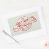 Hummelfleisch-Fisch-Aroma Rechteckiger Aufkleber (Umschlag)