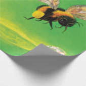 Hummelfliegendes Bild Geschenkpapier (Ecke)