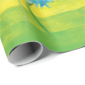 Hummelfliegendes Bild Geschenkpapier (Rolleneckpunkt)