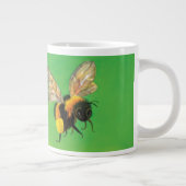 Hummelfliegendes Bild Jumbo-Tasse (Rechts)