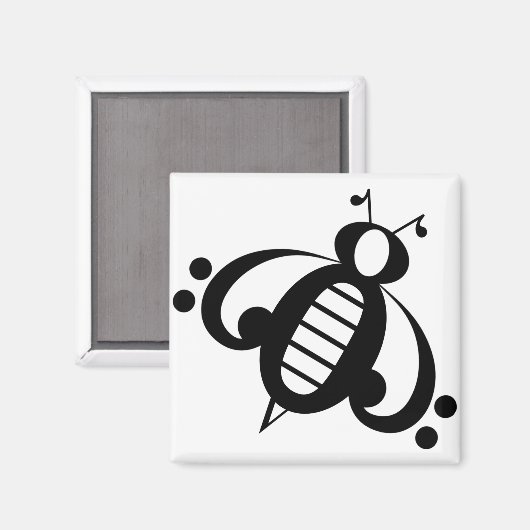 Hummelflug Magnet (Vorderseite/Rückseite)