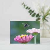 Hummelflug Postkarte (Stehend Vorderseite)