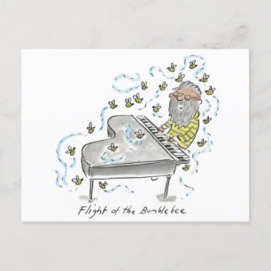 Hummelflug Postkarte
