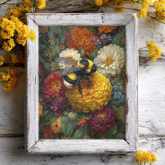 Hummelgartenblüten-Decoupage Seidenpapier