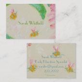 Hummelgeschäfts-Karte Visitenkarte (Vorne/Hinten)