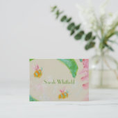 Hummelgeschäfts-Karte Visitenkarte (Stehend Vorderseite)