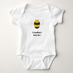 Hummelgeschenkt-stück, die beschäftigte Biene de Baby Strampler