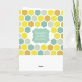 Hummelgrusskarte - Sie sind die Knie der Biene Karte (Rückseite)