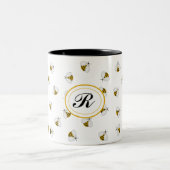 Hummelhoney Personalisiert Monogram Coffee Tasse (Mittel)