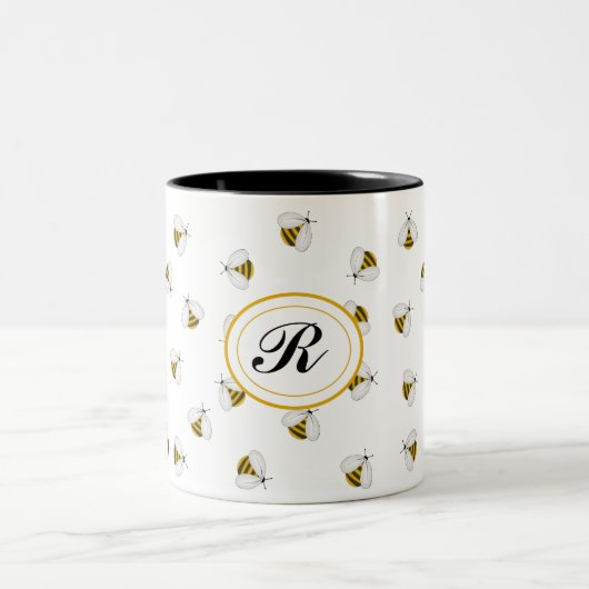 Hummelhoney Personalisiert Monogram Coffee Tasse (Mittel)