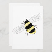 Hummelkarte Einladung (Vorne/Hinten)