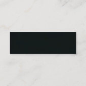 Hummelkarte Mini Visitenkarte (Rückseite)