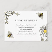 Hummelkarte mit Buchungsanfrage Begleitkarte (Vorderseite)